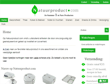 Tablet Screenshot of natuurproduct.com